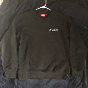 Supreme Connect Crewneck Black